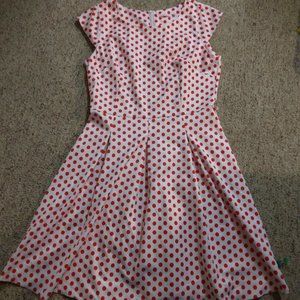 Cute polka dot dress!